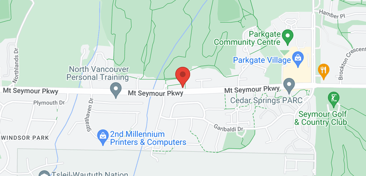 map of 3350 MT SEYMOUR PARKWAY